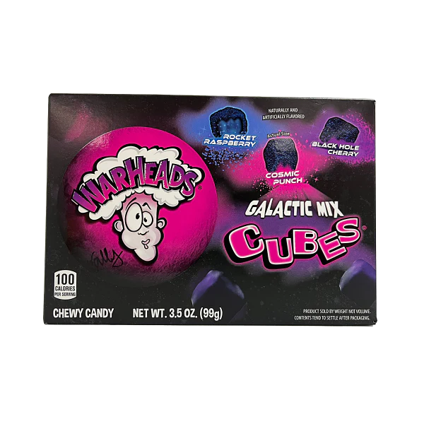 Warheads Galactic Cubes 99g