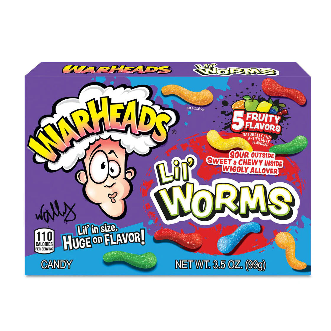 Warheads Lil' Worms 99g